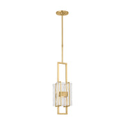 Visual Comfort MDPD74227 Duelle 1-lt 6" LED Pendant-Hand-Rubbed Antique Brass