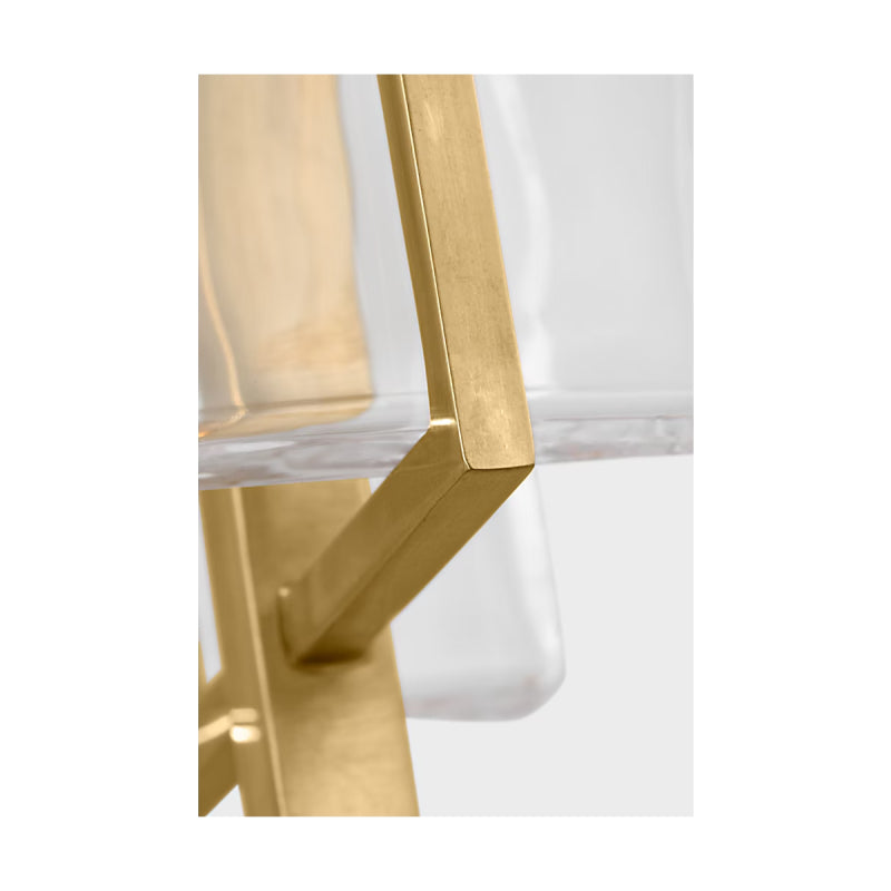 Visual Comfort MDPD74227 Duelle 1-lt 6" LED Pendant-Hand-Rubbed Antique Brass