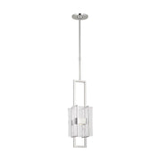 Visual Comfort MDPD74227 Duelle 1-lt 6" LED Pendant-Polished Nickel