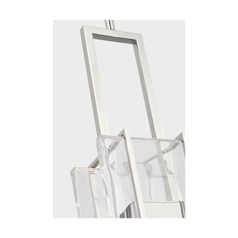 Visual Comfort MDPD74227 Duelle 1-lt 6" LED Pendant-Polished Nickel