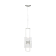 Visual Comfort MDPD74227 Duelle 1-lt 6" LED Pendant-Polished Nickel