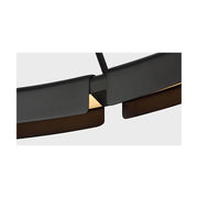 Visual Comfort PBCH80327 Cloak 1-lt 30" LED Chandelier-Nightshade Black