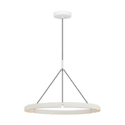 Visual Comfort PBCH80327 Cloak 1-lt 30" LED Chandelier-Matte White