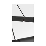 Visual Comfort PBCH80427 Cloak 1-lt 37" LED Chandelier-Nightshade Black