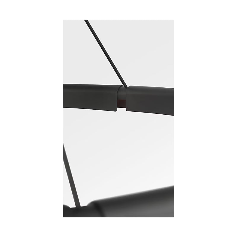 Visual Comfort PBCH80427 Cloak 1-lt 37" LED Chandelier-Nightshade Black