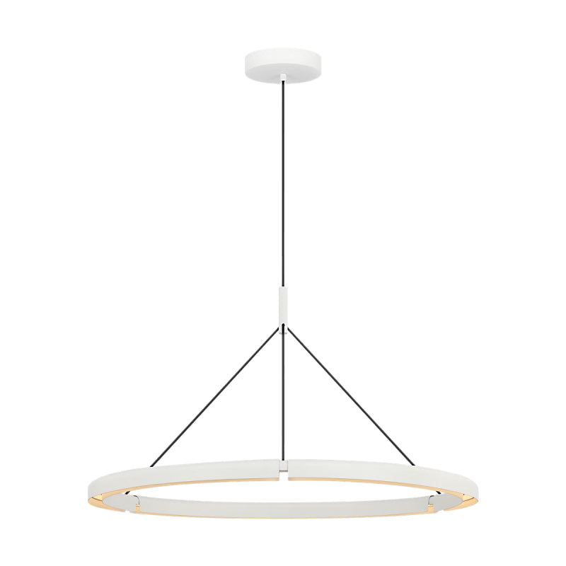 Visual Comfort PBCH80427 Cloak 1-lt 37" LED Chandelier-Matte White