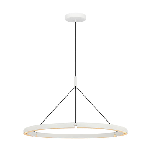 Visual Comfort PBCH80427 Cloak 1-lt 37" LED Chandelier-Matte White
