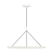 Visual Comfort PBCH80427 Cloak 1-lt 37" LED Chandelier-Matte White