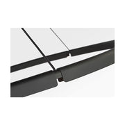 Visual Comfort PBCH80527 Cloak 1-lt 49" LED Chandelier-Nightshade Black