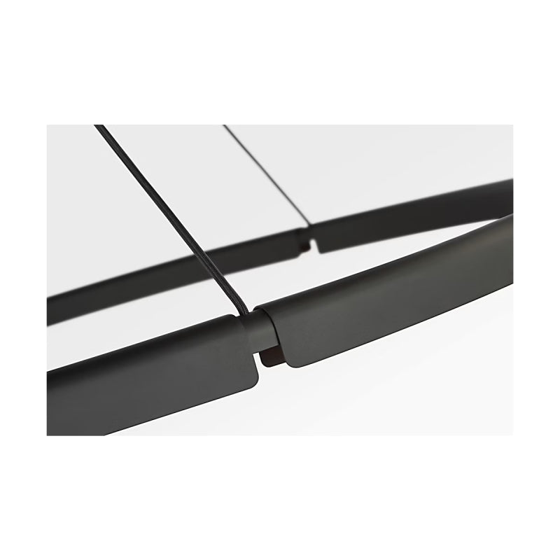 Visual Comfort PBCH80527 Cloak 1-lt 49" LED Chandelier-Nightshade Black