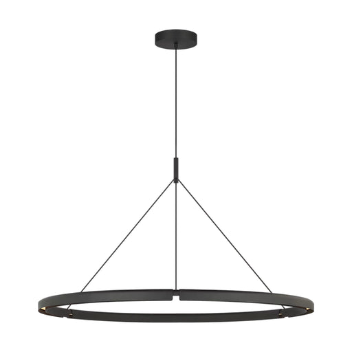 Visual Comfort PBCH80527 Cloak 1-lt 49" LED Chandelier-Nightshade Black