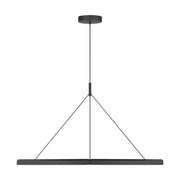 Visual Comfort PBCH80527 Cloak 1-lt 49" LED Chandelier-Nightshade Black
