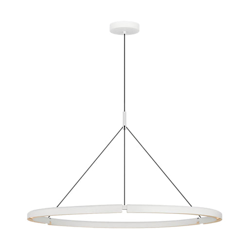 Visual Comfort PBCH80527 Cloak 1-lt 49" LED Chandelier-Matte White