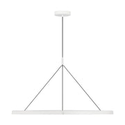 Visual Comfort PBCH80527 Cloak 1-lt 49" LED Chandelier-Matte White