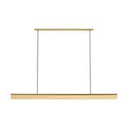 Visual Comfort PBLS79927 Cloak 1-lt 60" LED Linear Chandelier-Hand-Rubbed Antique Brass
