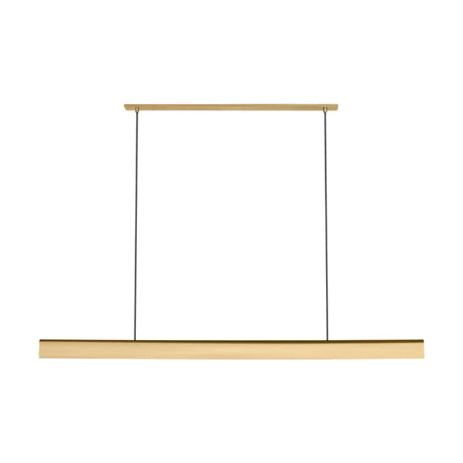 Visual Comfort PBLS79927 Cloak 1-lt 60" LED Linear Chandelier-Hand-Rubbed Antique Brass
