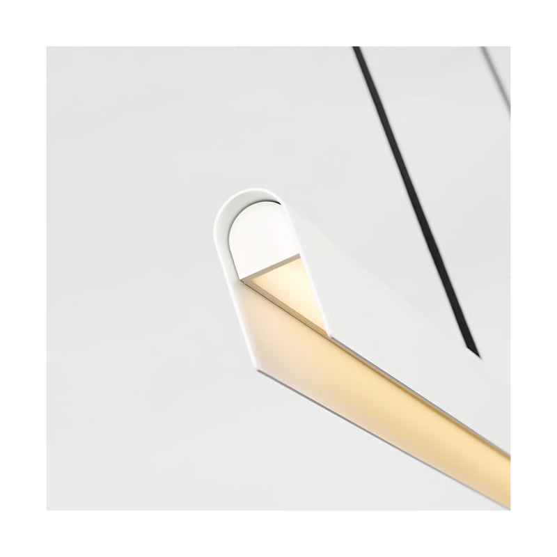 Visual Comfort PBLS79927 Cloak 1-lt 60" LED Linear Chandelier-Matte White