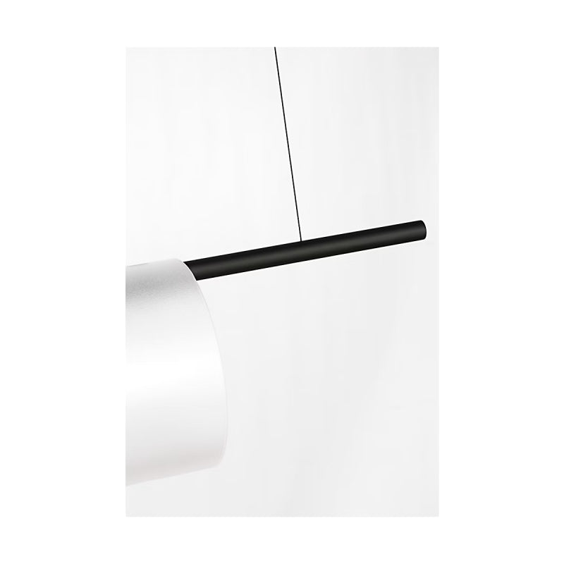 Visual Comfort PBLS80627 Trace 1-lt 60" LED Double Linear Chandelier-Nightshade Black