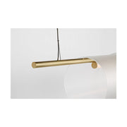 Visual Comfort PBLS80627 Trace 1-lt 60" LED Double Linear Chandelier-Hand-Rubbed Antique Brass