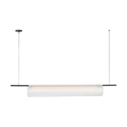 Visual Comfort PBLS80727 Trace 1-lt 72" LED Linear Chandelier-Nightshade Black