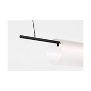 Visual Comfort PBLS80727 Trace 1-lt 72" LED Linear Chandelier-Nightshade Black