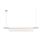 Visual Comfort PBLS80727 Trace 1-lt 72" LED Linear Chandelier-Nightshade Black