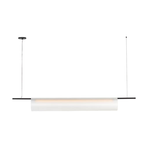 Visual Comfort PBLS80727 Trace 1-lt 72" LED Linear Chandelier-Nightshade Black