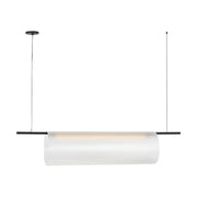 Visual Comfort PBLS80827 Trace 1-lt 60" LED Linear Chandelier-Nightshade Black