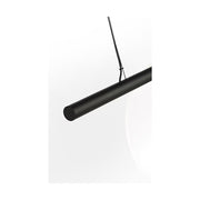 Visual Comfort PBLS80827 Trace 1-lt 60" LED Linear Chandelier-Nightshade Black