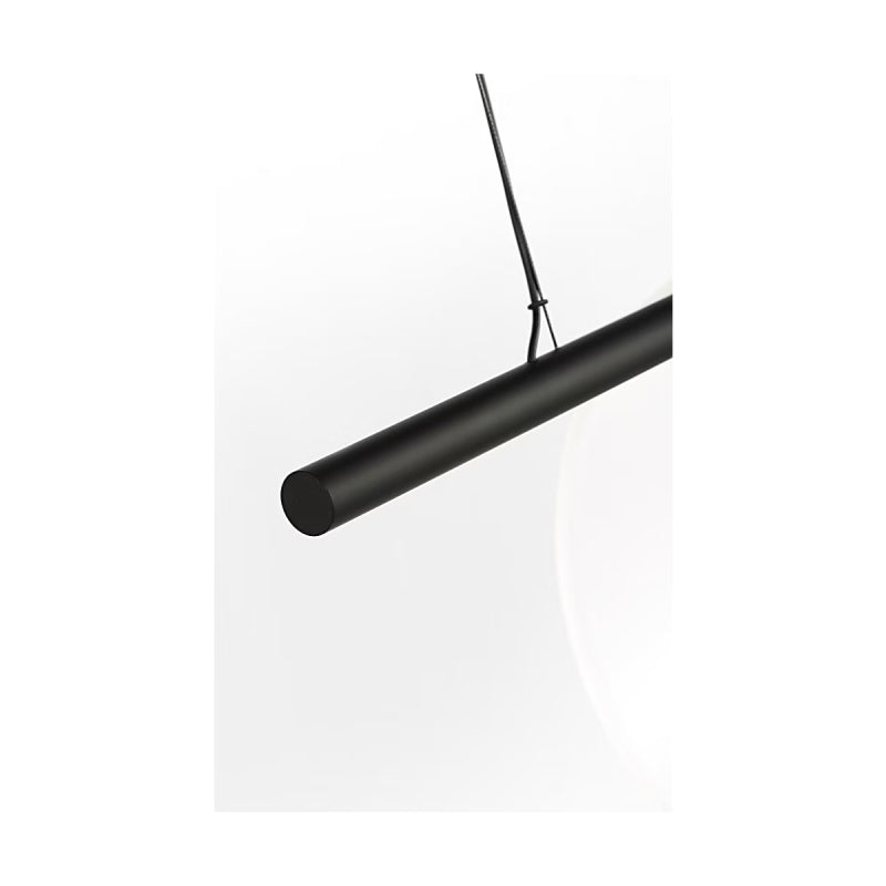 Visual Comfort PBLS80827 Trace 1-lt 60" LED Linear Chandelier-Nightshade Black