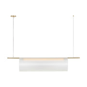Visual Comfort PBLS80827 Trace 1-lt 60" LED Linear Chandelier-Hand-Rubbed Antique Brass
