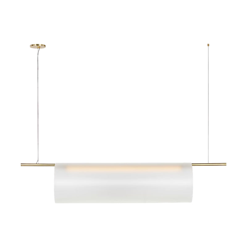 Visual Comfort PBLS80827 Trace 1-lt 60" LED Linear Chandelier-Hand-Rubbed Antique Brass