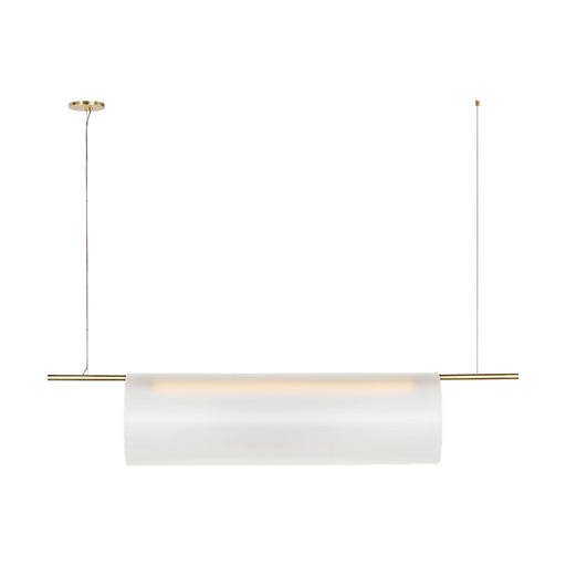 Visual Comfort PBLS80827 Trace 1-lt 60" LED Linear Chandelier-Hand-Rubbed Antique Brass