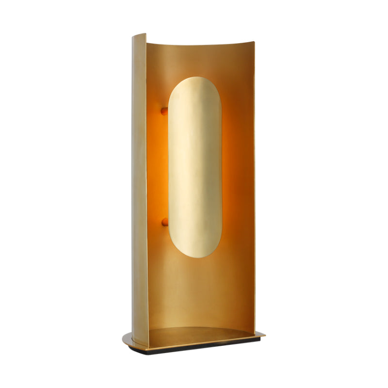 Visual Comfort PBTB503 Shielded 24" Tall LED Table Lamp - Hand Rubbed Antique Brass