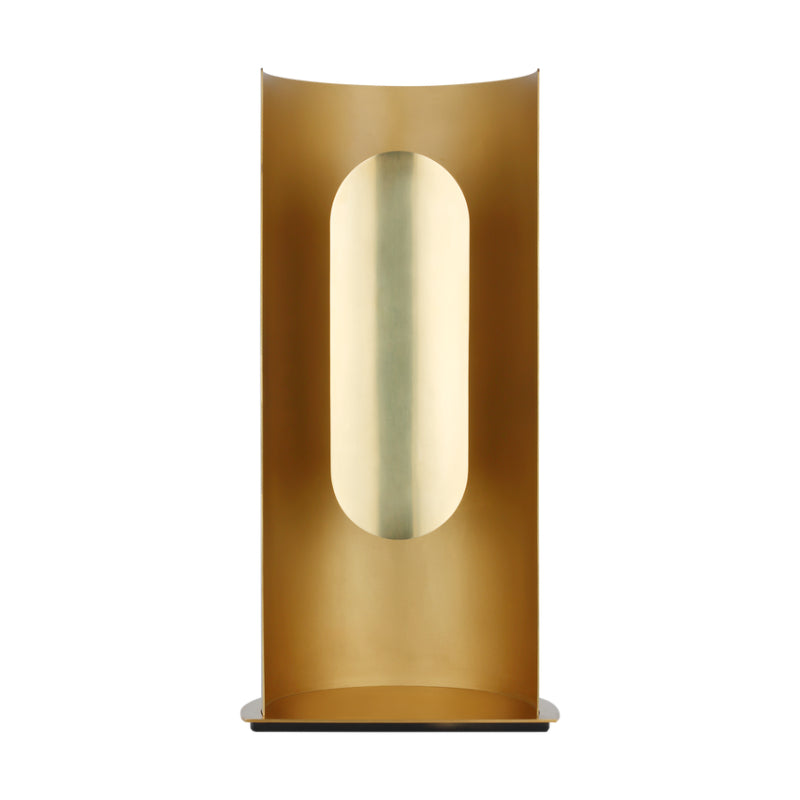 Visual Comfort PBTB503 Shielded 24" Tall LED Table Lamp - Hand Rubbed Antique Brass