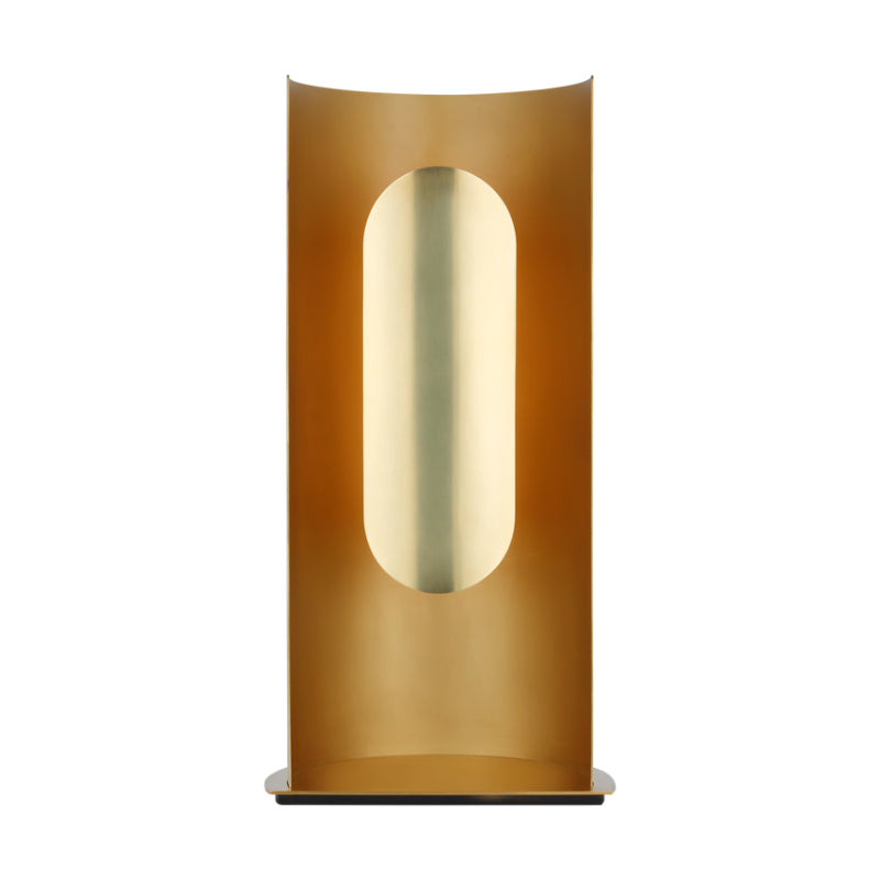Visual Comfort PBTB503 Shielded 24" Tall LED Table Lamp - Hand Rubbed Antique Brass