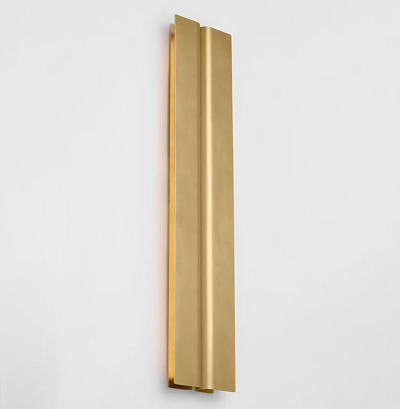 Visual Comfort PBV80127 Cloak 1-lt 24" Tall LED Vanity Light-Hand-Rubbed Antique Brass