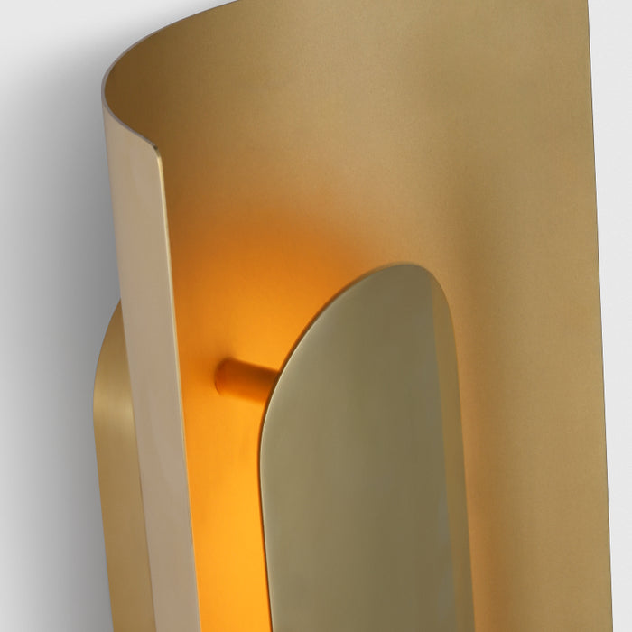 Visual Comfort PBWS502 Shielded 18" Tall LED Wall Sconce