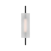 Visual Comfort PBWS80927 Trace 1-lt 18" Tall LED Wall Sconce-Nightshade Black