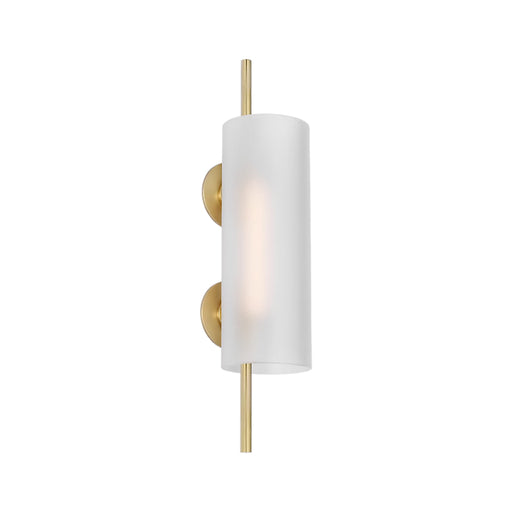 Visual Comfort PBWS80927 Trace 1-lt 18" Tall LED Wall Sconce-Hand-Rubbed Antique Brass