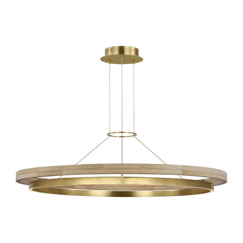 Visual Comfort 700GRC48 Grace 1-lt 48" LED Chandelier - Hand Rubbed Antique Brass