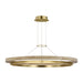 Visual Comfort 700GRC48 Grace 1-lt 48" LED Chandelier - Hand Rubbed Antique Brass