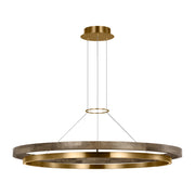 Visual Comfort 700GRC48 Grace 1-lt 48" LED Chandelier - Natural Brass