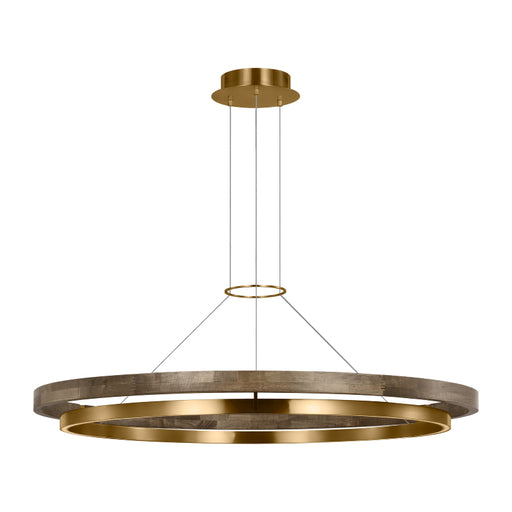 Visual Comfort 700GRC48 Grace 1-lt 48" LED Chandelier - Natural Brass