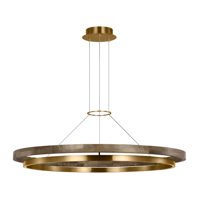 Visual Comfort 700GRC48 Grace 1-lt 48" LED Chandelier - Natural Brass