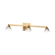 Visual Comfort SLBA75827 Midrand 3-lt 26" LED Vanity - Hand Rubbed Antique Brass