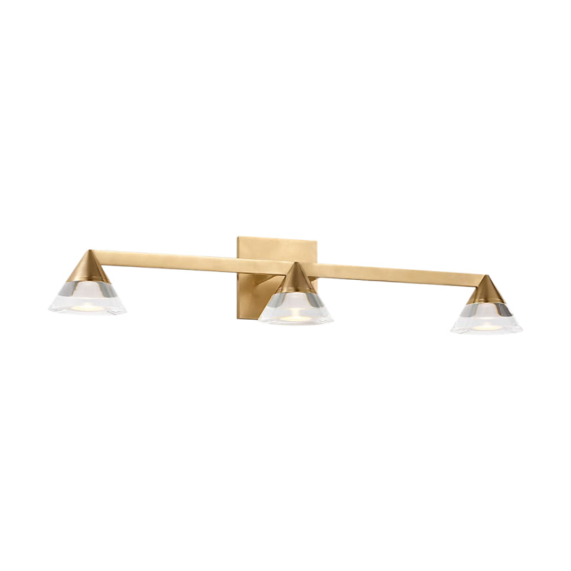 Visual Comfort SLBA75827 Midrand 3-lt 26" LED Vanity - Hand Rubbed Antique Brass
