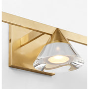 Visual Comfort SLBA75827 Midrand 3-lt 26" LED Vanity - Hand Rubbed Antique Brass