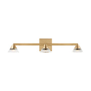 Visual Comfort SLBA75827 Midrand 3-lt 26" LED Vanity - Hand Rubbed Antique Brass