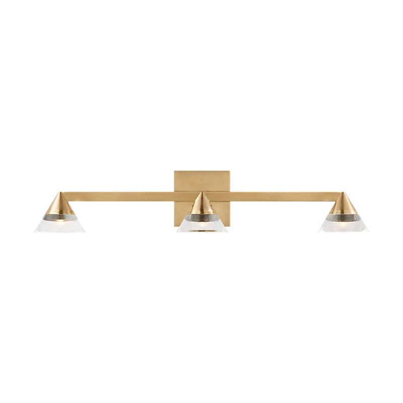 Visual Comfort SLBA75827 Midrand 3-lt 26" LED Vanity - Hand Rubbed Antique Brass